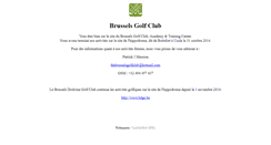 Desktop Screenshot of brusselsgolfclub.com