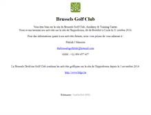Tablet Screenshot of brusselsgolfclub.com